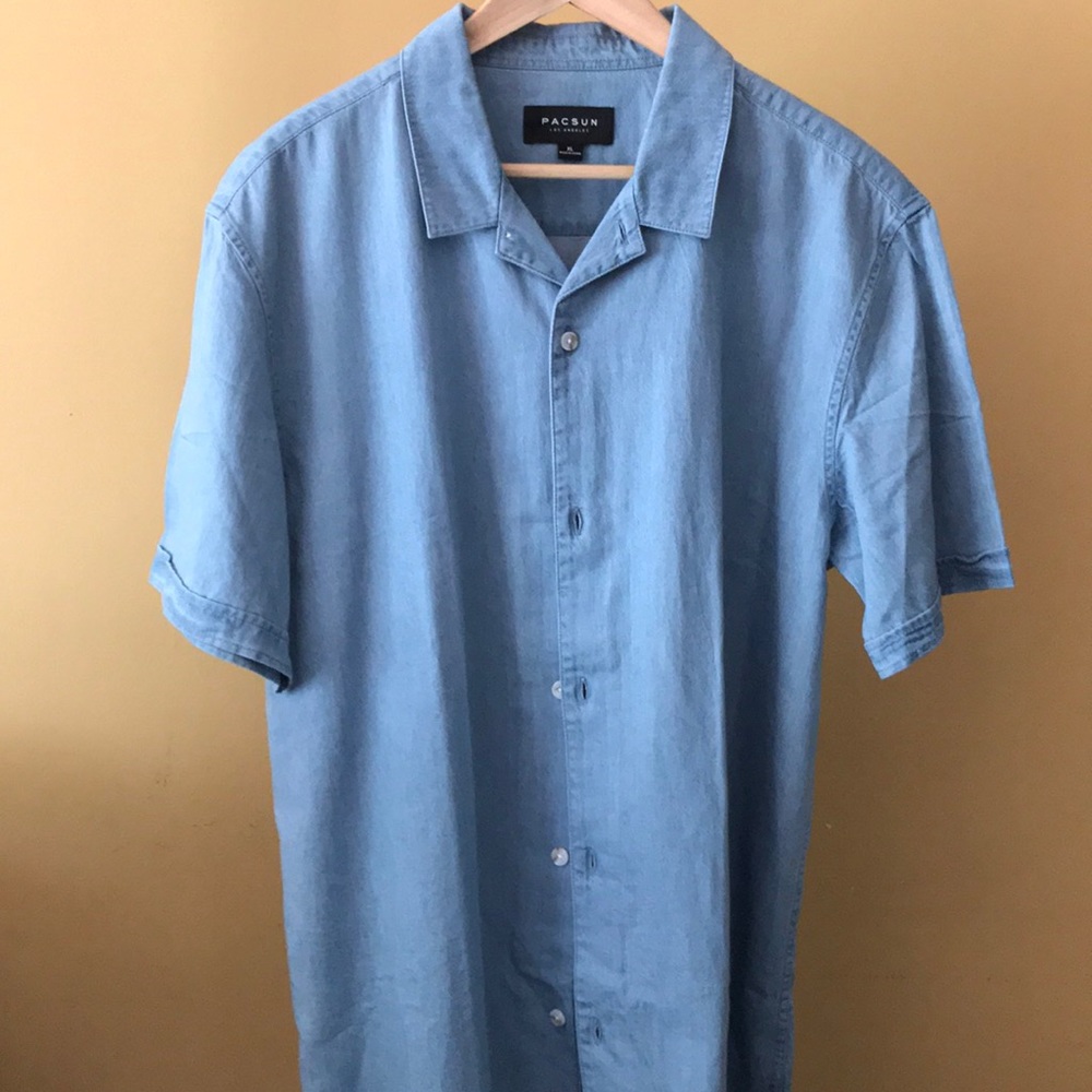 Pacsun Denim Button Up Shirt